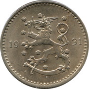1 Markka obverse image
