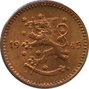 1 Markka obverse image