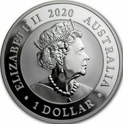 1 Dollar - Elizabeth II 6th Portrait - Australian Silver Swan obverse image