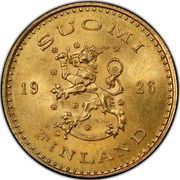 100 Markkaa obverse image