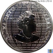 1 Dollar - Elizabeth II 6th Portrait - Beneath the Southern Skies - Silver Bullion Coin obverse image