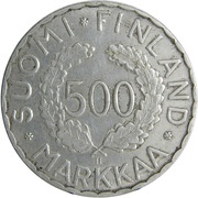 500 Markkaa Olympic Games obverse image