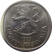 1 Markka obverse image