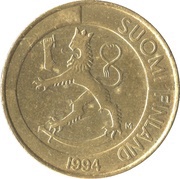 1 Markka obverse image