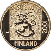 1 Markka Finnish Mark obverse image