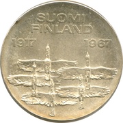 10 Markkaa Independence obverse image