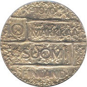 10 Markkaa President Paasikivi reverse image