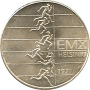 10 Markkaa Athletic Championships, Finland, 1971 reverse image