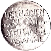 10 Markkaa Independence obverse image
