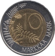 10 Markkaa European Union Presidency, Finland, 1999 reverse image