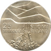 25 Markkaa Lahti obverse image