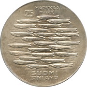 25 Markkaa Turku reverse image