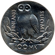 100 Markkaa University of Helsinki obverse image