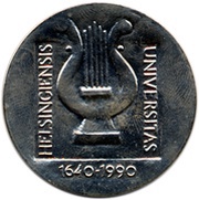 100 Markkaa University of Helsinki, Finland, 1990 reverse image