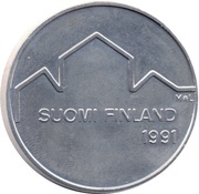 100 Markkaa World Ice Hockey Championships obverse image