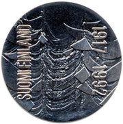100 Markkaa Independence obverse image
