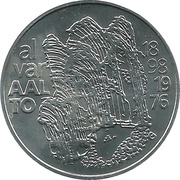 100 Markkaa Alvar Aalto obverse image