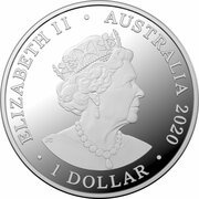 1 Dollar - Elizabeth II 6th Portrait - Star Dreaming - The Seven Sisters obverse image
