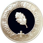 100 Markkaa New Millennium 2000, Finland, 2000 reverse image