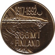 1000 Markkaa Independence obverse image