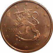 1 Euro Cent 2nd type obverse image