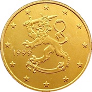 50 Euro Cents 1st type, 1st map obverse image