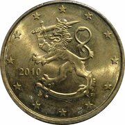 50 Euro Cents 2nd type, 2nd map obverse image