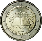2 Euros Treaty of Rome obverse image