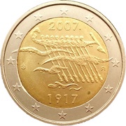 2 Euros Independence obverse image