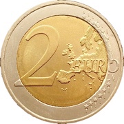2 Euros Independence, Finland, 2007 reverse image