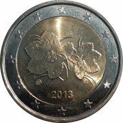 2 Euros 2nd type, 2nd map obverse image
