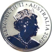1 Dollar - Elizabeth II 6th Portrait - Silver Kangaroo obverse image