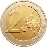 2 Euros Declaration of Human Rights, Finland, 2008 reverse image