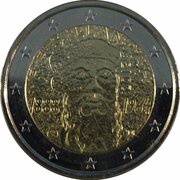 2 Euros Frans Eemil Sillanpää obverse image