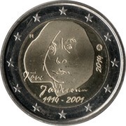 2 Euros Tove Jansson obverse image