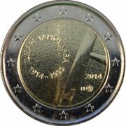 2 Euros Ilmari Tapiovaara obverse image