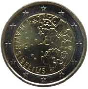 2 Euros Jean Sibelius obverse image