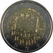 2 Euros European Union Flag obverse image