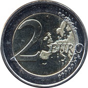 2 Euros Eino Leino, Finland, 2016 reverse image