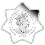1 Dollar - Elizabeth II 6th Portrait - Merry Christmas obverse image