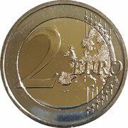 2 Euros Climate Research reverse image