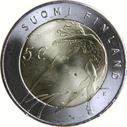 5 Euros Helsinki Athletic Championship obverse image
