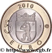 5 Euros Satakunta, Finland, 2010 reverse image