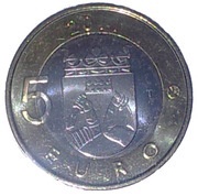 5 Euros Karelia, Finland, 2011 reverse image