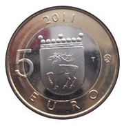 5 Euros Åland, Finland, 2011 reverse image