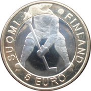 5 Euros IIHF Hockey World Championship obverse image