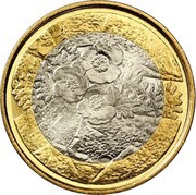 5 Euros Flora reverse image