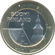 5 Euros Church of St. Lawrence obverse image