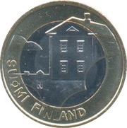 5 Euros Ostrobothnian House obverse image