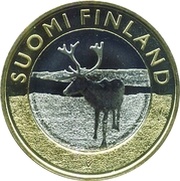 5 Euros Reindeer obverse image